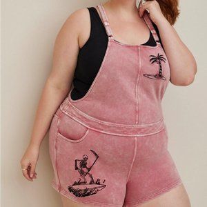 LoveSick Shortfall - French Terry Surf Mauve Wash-Size 1